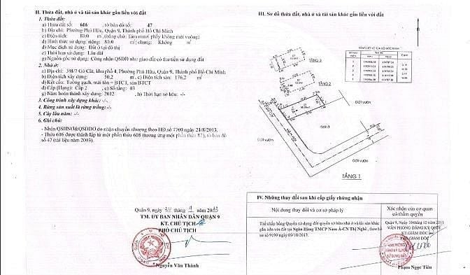 Bán gấp nhà phường Phú Hữu, Quận 9, TP.Thủ Đức. Kiên cố 3 tầng. 5mx16m