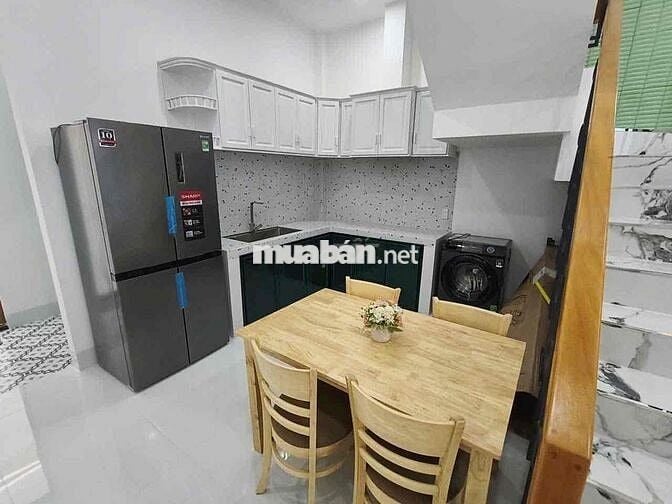 Nhà trệt lầu mới full nội thất 1tỷ980