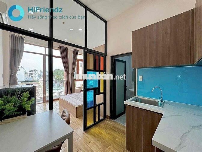 KHAI TRƯƠNG CĂN HỘ 1 PHÒNG NGỦ MỚI 100% LUXURY GẦN CV PHẦN MỀM -EMART