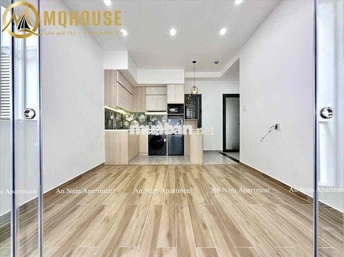 CĂN HỘ STUDIO - 1PN - TÁCH BẾP - FULL NỘI THẤT - BAN CÔNG NGAY CÔNG VI