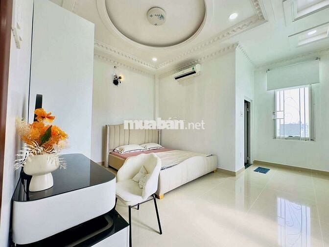 Nhà mới măt tiền dt khủng ( nhà 3 lầu + xưởng) ful nôi thất cao câp