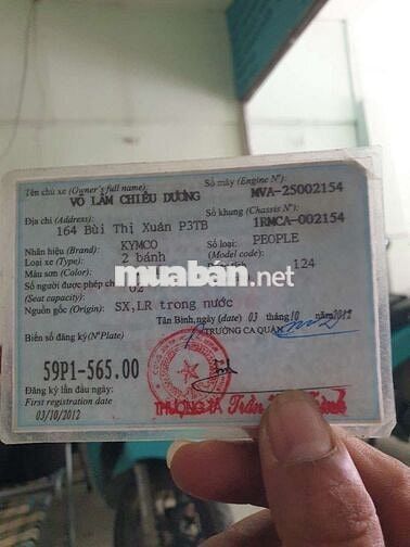 KYMKO PEOPLE xe nguyên zin máy êm không hú kêu