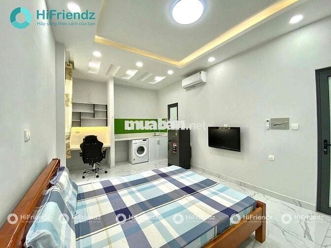 STUDIO FULL NỘI THẤT, MÁY GIẶT RIÊNG GẦN ĐH SƯ PHẠM, SGU