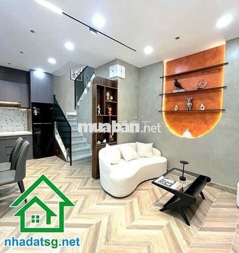 HẺM 3M THÔNG – HUỲNH VĂN NGHỆ – DT 24M² (6x4) – 2 TẦNG – 2 PN, 2 WC