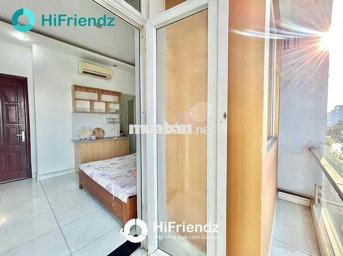 STUDIO BAN CÔNG FULL NỘI THẤT GẦN NGÃ TƯ BỐN XÃ - LÊ VĂN QUỚI