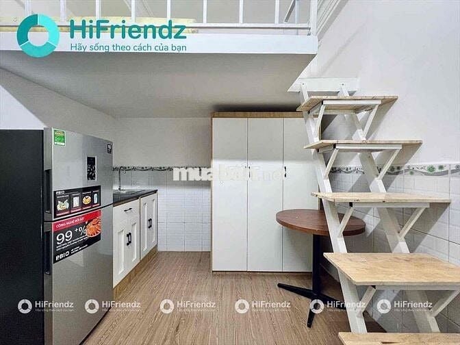 CHO THUÊ PHÒNG CÓ GÁC GẦN PHAN XÍCH LONG FULL NỘI THẤT GẦN QUẬN 1