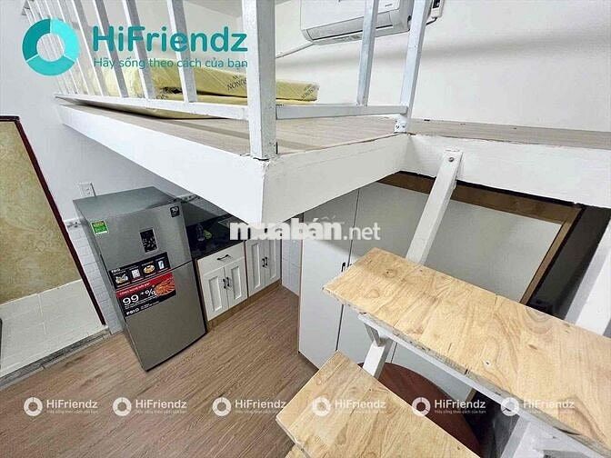 CHO THUÊ PHÒNG CÓ GÁC GẦN PHAN XÍCH LONG FULL NỘI THẤT GẦN QUẬN 1