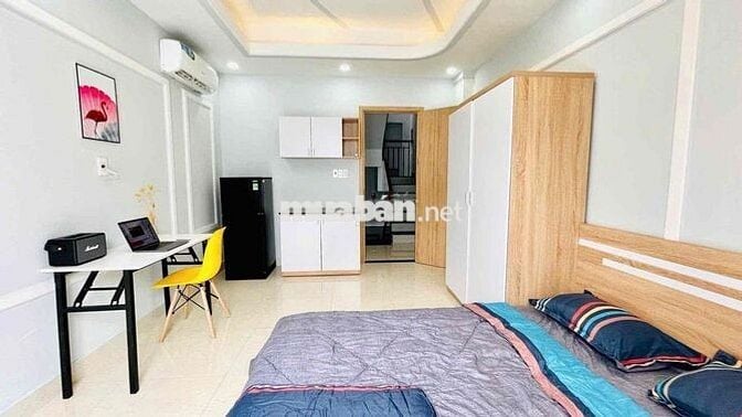 Phòng Studio cửa sổ thoáng, Full nội thất
