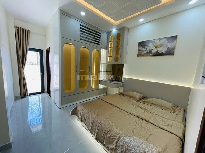 NHÀ MỚI ĐẸP 1 lầu SỔ RIÊNG HẺM SỐ 8 P.PHÚ THUẬN Q7 