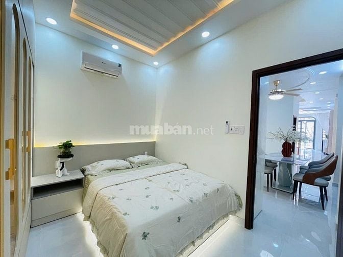 NHÀ MỚI ĐẸP 1 lầu SỔ RIÊNG HẺM SỐ 8 P.PHÚ THUẬN Q7 