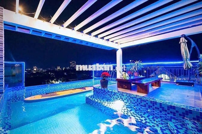 Cho thuê villa hồ bơi 4PN full nội thất cho ở hoặc kinh doanh gần biển