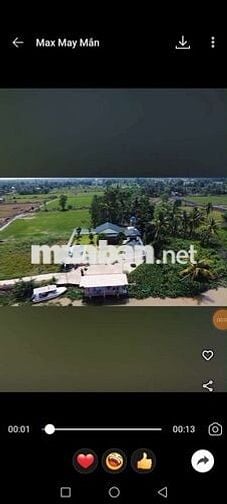 Đất 769m2 Dưỡng già ngay sông Vàm cỏ Đông