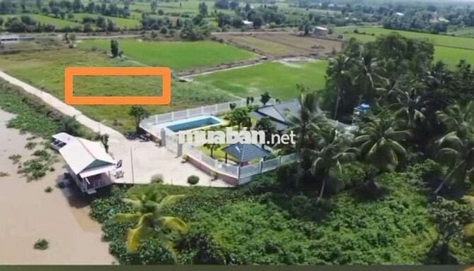 Đất 769m2 Dưỡng già ngay sông Vàm cỏ Đông