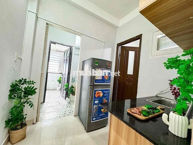 CHDV 1PN Tách Bếp 40m2 Trông sẵn - miễn phí xe- Ngay VLU