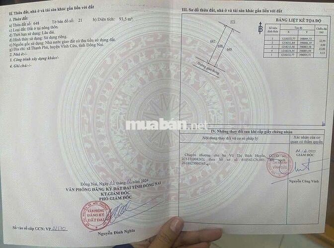 Đất hẻm 43 đường Lò Thổi gần chợ Thạnh Phú