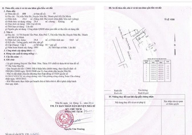 NHÀ (Cũ tiện sửa chữa) GÓC 2 MẶT TIỀN Số 2253 Huỳnh Tấn Phát Nhà Bè 