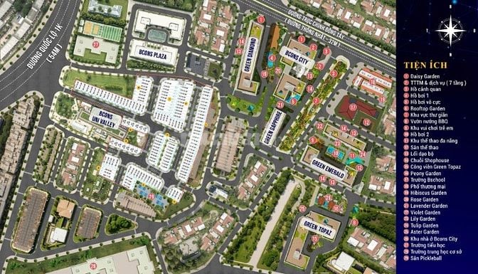NHÀ PHỐ THƯƠNG MẠI DỊCH VỤ BCONS UNI VALLEY