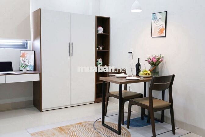 CHO THUÊ CHDV STUDIO FULL NỘI THẤT - TT BÌNH THẠNH - NGÃ TƯ HÀNG XANH