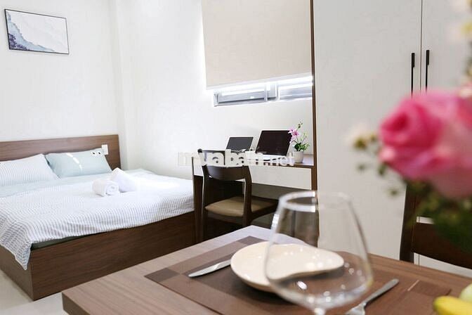 CHO THUÊ CHDV STUDIO FULL NỘI THẤT - TT BÌNH THẠNH - NGÃ TƯ HÀNG XANH