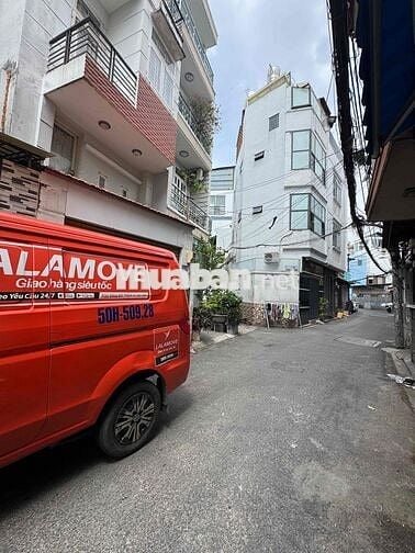 NHÀ 4 TẦNG 3 MẶT HẺM . NGANG 6M. GẦN CHỢ CÂY QUÉO. HXH THÔNG. NHỈNH 8T