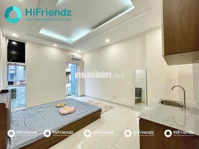 PHÒNG STUDIO BAN CÔNG FULL NỘI THẤT MỚI - GẦN NGÃ TƯ BẢY HIỀN