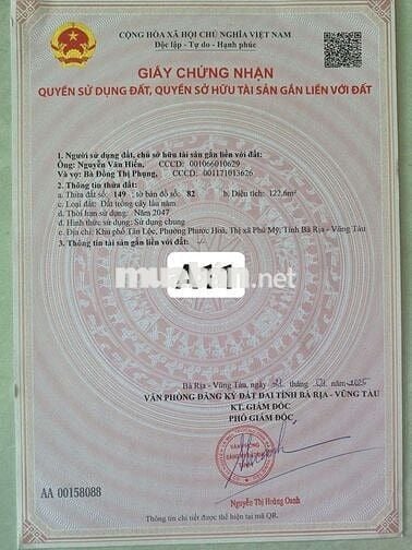 BÁN LÔ ĐẤT MẶT TIỀN ĐƯỜNG S( VÕ NGUYÊN GIÁP), PHƯỚC HÒA