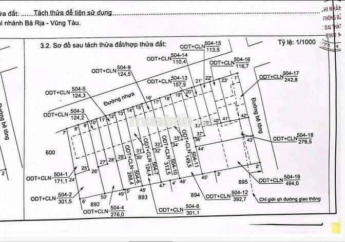 LỐC F0, TỌA LẠC TẠI PHƯỜNG HẮC DỊCH, 22 lô