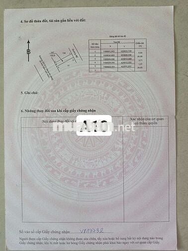 BÁN LÔ ĐẤT MẶT TIỀN ĐƯỜNG S( VÕ NGUYÊN GIÁP), PHƯỚC HÒA