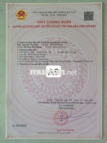 BÁN LÔ ĐẤT MẶT TIỀN ĐƯỜNG S( VÕ NGUYÊN GIÁP), PHƯỚC HÒA