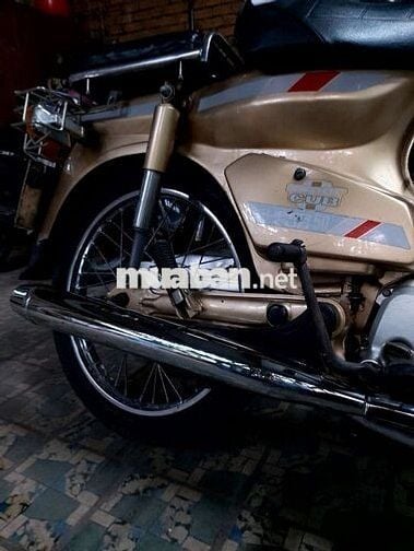 Xe máy Honda Super Cub C50 1984 70cc vàng kem