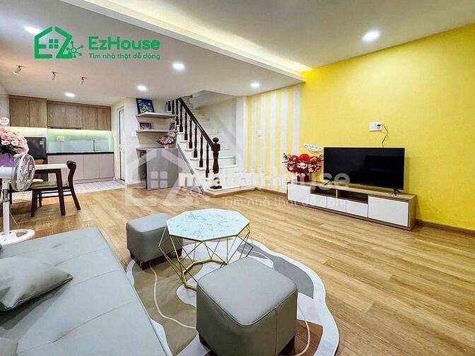 Căn Hộ Cao Cấp 1 Trệt 1 Lầu Siêu Rộng - Full Nội Thất Nhà Mới