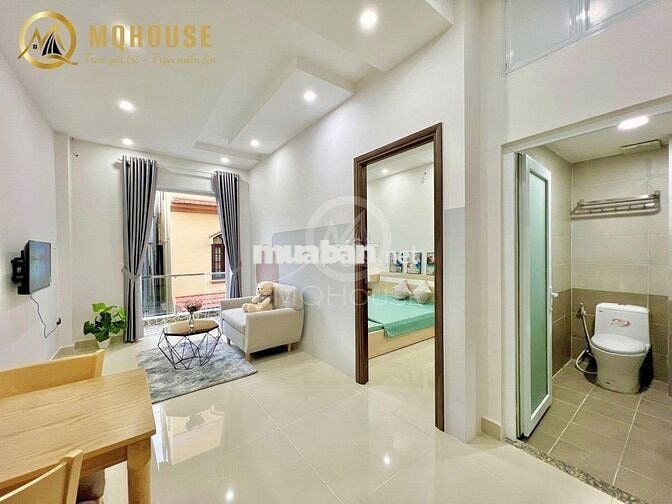 Căn hộ mới ngay Nhà ga T3, 1PN 1PK, ban công thoáng, full nội thất