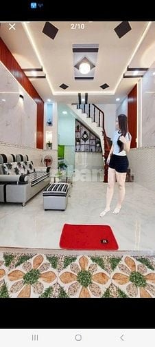 Bán nhà DT 8x8m, 1 lầu đúc, Nguyễn Văn Bứa, cách ngã tư Hóc Môn QL22 