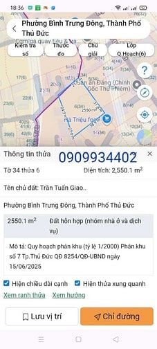 Bán 2,393m2 đất Nguyên Đôn Tiết.36 tỷ