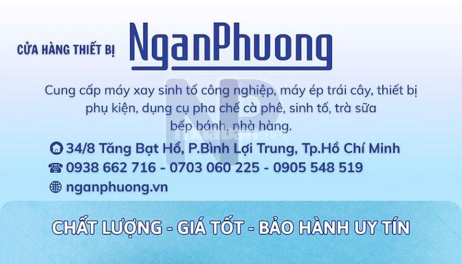 Máy xay sinh tố công nghiệp dùng quán sinh tố, cafe, barista, nhà hàng