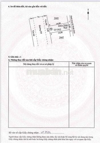 Cần bán gấp lô đất ngay TTHC Bàu Bàng