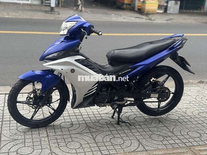 Xe máy Yamaha Exciter 135 màu xanh trắng