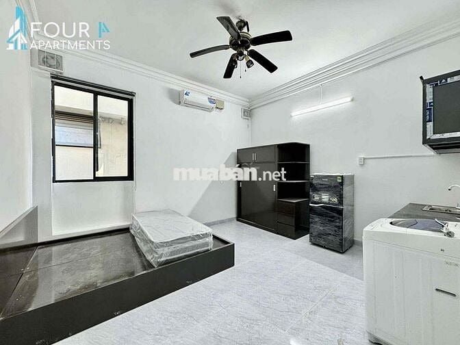 CHO THUÊ STUDIO FULL NỘI THẤT MÁY GIẶT RIÊNG NẰM SÁT BÊN QUẬN 1