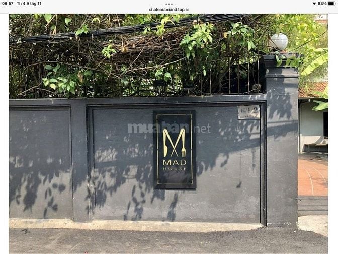 Cho thuê nhà hàng Madhouse Thảo Điền, Q.2. DT 30x35m. Giá 8.000USD