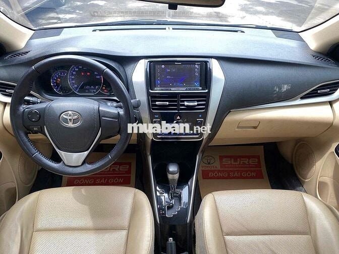 Toyota Vios 2019 1.5G CVT - 77200 km. Bản Full
