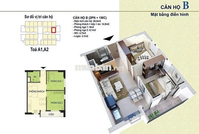 Cắt lỗ NOXH Thăng Long, mặt tiền QL13, TP HCM, kế bên Đại Nam, 2 PN