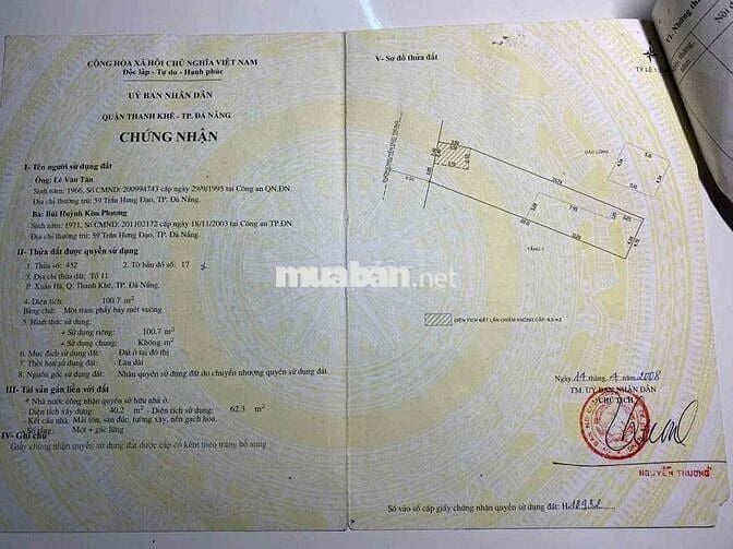 bán gấp nhà mặt tiền nguyễn Đức trung