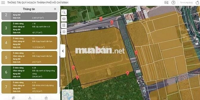 Đất thổ cư - dân cư hiện hữu - Tân Phú Trung : 80m2(5x16). Giá 1 tỷ 5