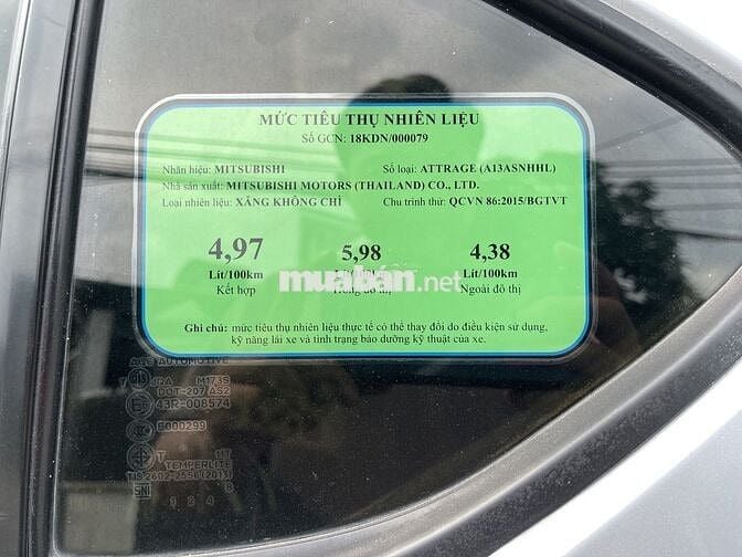 Mitsubishi 5 chỗ Đk 01/2019 Nhập Thailand mới 90%