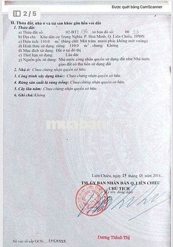 Lô đất 110m mặt tiền Nguyễn Tường Phổ sát lô góc
