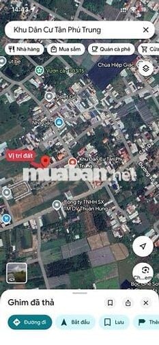 Tôi cần bán lô đất 88m2 ngang 5,5m giá 1tỷ890 KDC Tân Phú Trung Củ Chi