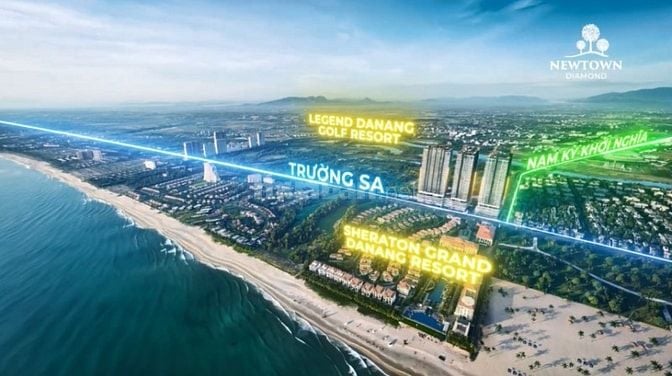 CĂN 2PN VIEW BIỂN HÀNG NGOẠI GIAO - DỰ ÁN NEW TOWN DIAMOND