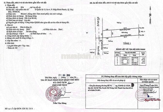 Ban lo đat quoc lo 13,hiep binh phuoc