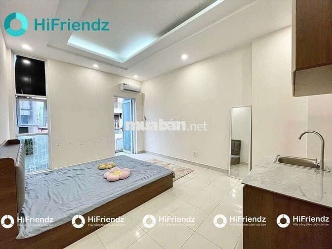 CHO THUÊ CĂN HỘ DỊCH VỤ - FULL NỘI THẤT - CÓ BAN CÔNG - MÁY GIẶT RIÊNG