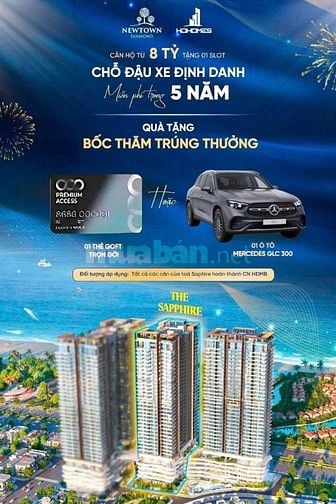 CĂN 2PN VIEW BIỂN HÀNG NGOẠI GIAO - DỰ ÁN NEW TOWN DIAMOND